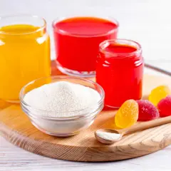 Gélatine en poudre, jus de fruits et bonbons gélifiés colorés. La gélatine bovine porc ou pas, est-elle présente dans ces délices ?