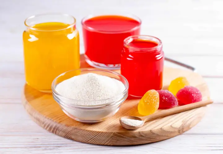 Gélatine en poudre, jus de fruits et bonbons gélifiés colorés. La gélatine bovine porc ou pas, est-elle présente dans ces délices ?