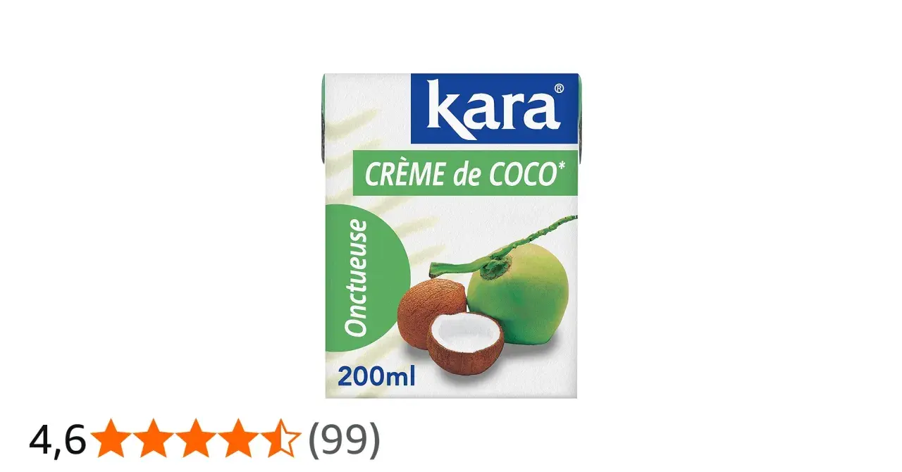 Crème de coco Kara, idéale pour vos recettes exotiques. Une texture onctueuse pour un goût authentique.