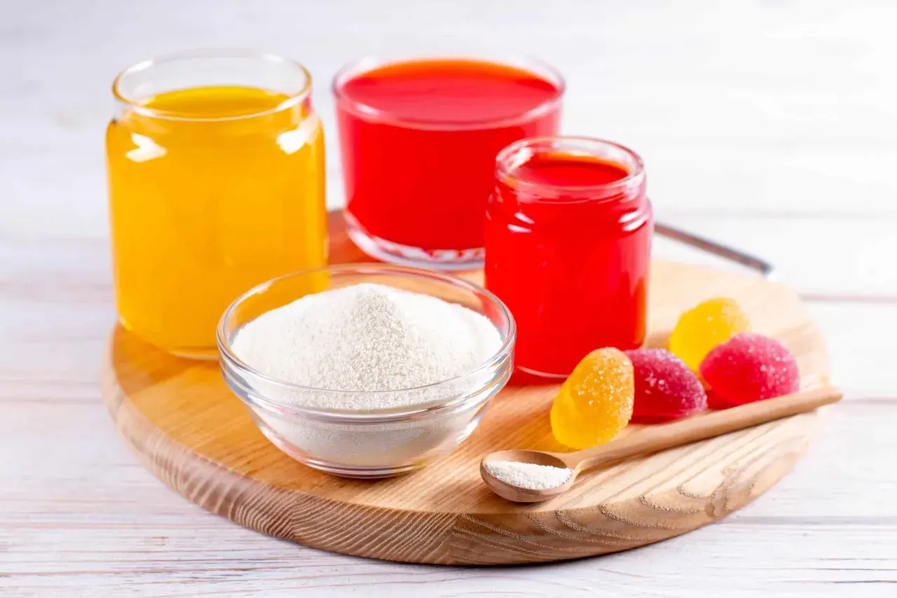 Gélatine en poudre, jus de fruits et bonbons gélifiés colorés. La gélatine bovine porc ou pas, est-elle présente dans ces délices ?